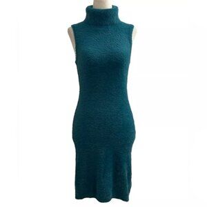 NWT JESSICA SIMPSON Turtleneck Sleeveless Bodycon Pullover Sweater Dress LARGE